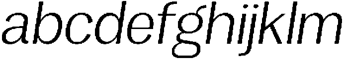 Vegora Light Slant otf (300) FONT