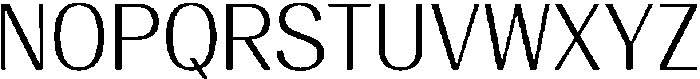 Vegora Light otf (300) Font UPPERCASE