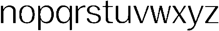 Vegora Light otf (300) Font LOWERCASE
