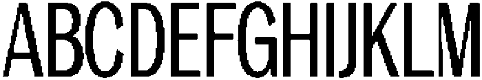Vegora Medium Extra Condensed otf (500) Font UPPERCASE