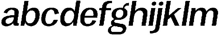Vegora Medium Slant otf (500) FONT