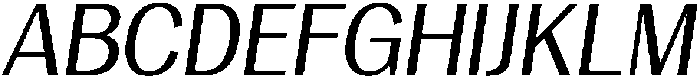 Vegora Slant otf (400) Font UPPERCASE