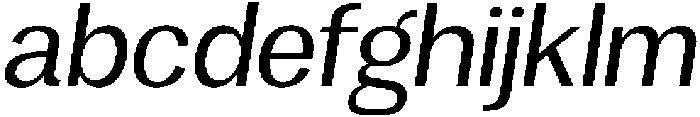 Vegora Slant otf (400) FONT