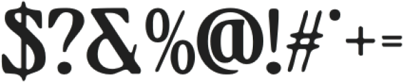 VelcanBlur-Regular otf (400) Font OTHER CHARS