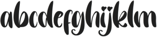 Velentmine otf (400) Font LOWERCASE