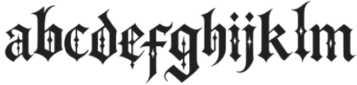 Velgravia Blackletter otf (900) FONT
