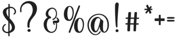 VelinettaCalligraphy otf (400) Font OTHER CHARS