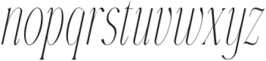 Veliora Light Italic otf (300) Font LOWERCASE