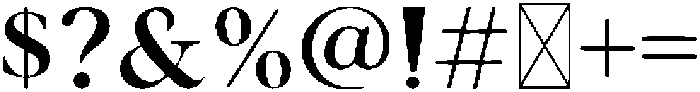 VelioraSerif Regular otf (400) Font OTHER CHARS