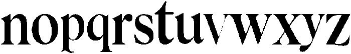 VelioraSerif Regular otf (400) Font LOWERCASE