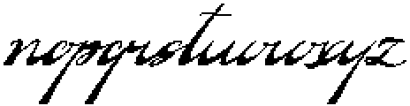 Velium Regular otf (400) Font LOWERCASE
