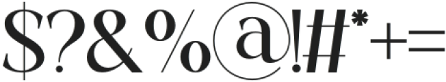 Vellane Regular otf (400) Font OTHER CHARS
