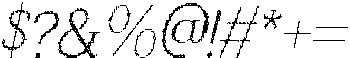 Vellany Disco Italic otf (400) Font OTHER CHARS