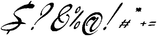 Velmaford Italic otf (400) Font OTHER CHARS