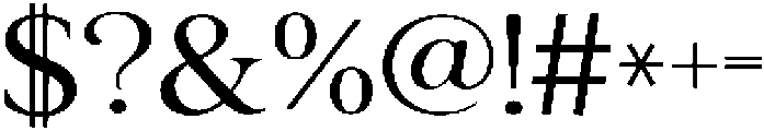 Velmont Regular ttf (400) Font OTHER CHARS