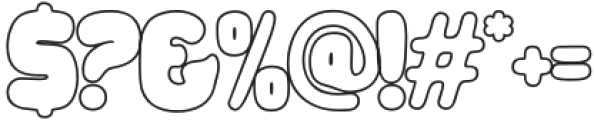 VelmonteOutline-Regular otf (400) Font OTHER CHARS