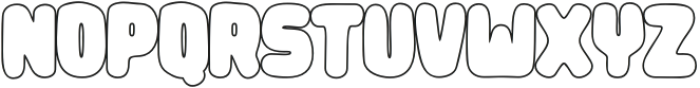 VelmonteOutline-Regular otf (400) Font UPPERCASE