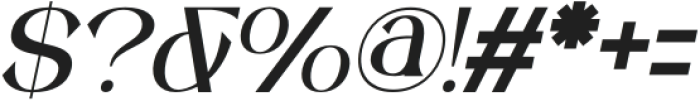 Velmorin Italic otf (400) Font OTHER CHARS