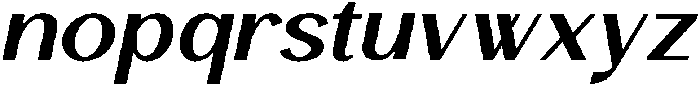 Velocia Bold Italic otf (700) Font LOWERCASE