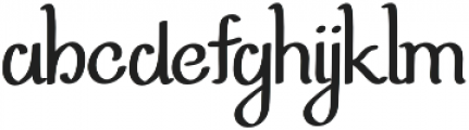 Velonyka Regular otf (400) Font LOWERCASE