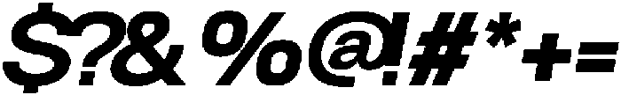 Velor Black-Italic otf (900) Font OTHER CHARS