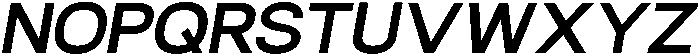 Velor Bold-Italic otf (700) Font UPPERCASE