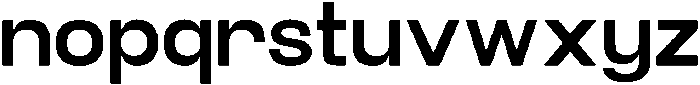 Velor Bold otf (700) Font LOWERCASE