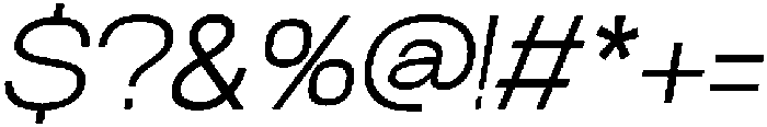 Velor ExtraLight-Italic otf (200) Font OTHER CHARS