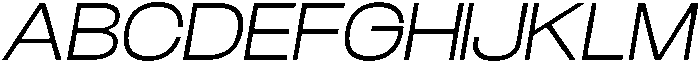 Velor ExtraLight-Italic otf (200) Font UPPERCASE
