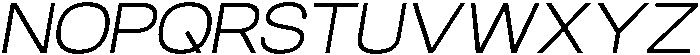 Velor ExtraLight-Italic otf (200) Font UPPERCASE