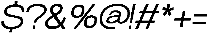 Velor Light-Italic otf (300) Font OTHER CHARS
