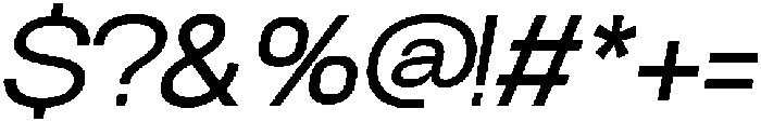 Velor Regular-Italic otf (400) Font OTHER CHARS