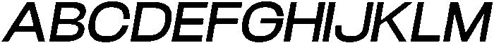 Velor SemiBold-Italic otf (600) Font UPPERCASE