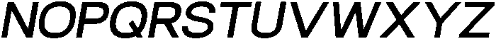 Velor SemiBold-Italic otf (600) Font UPPERCASE