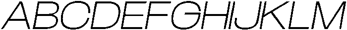 Velor Thin-Italic otf (100) Font UPPERCASE