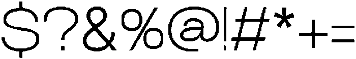 Velor Thin otf (100) Font OTHER CHARS