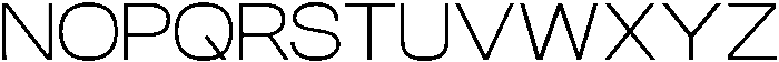 Velor Thin otf (100) Font UPPERCASE