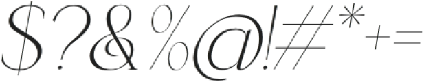 Velorum Italic otf (400) Font OTHER CHARS