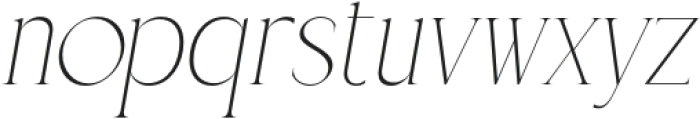Velorum Italic otf (400) Font LOWERCASE