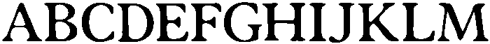 Velour Serif Regular otf (400) Font UPPERCASE