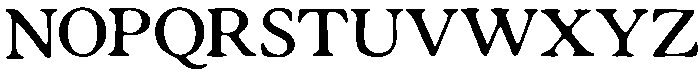 Velour Serif Regular otf (400) Font UPPERCASE