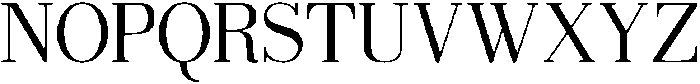 Veloura serif Regular otf (400) Font UPPERCASE