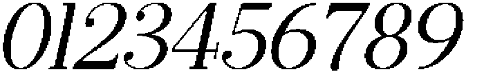 Veloura serif Slant otf (400) Font OTHER CHARS