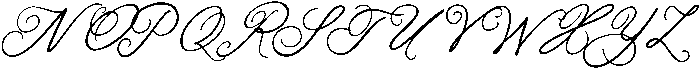 Velouria Script Regular otf (400) Font UPPERCASE