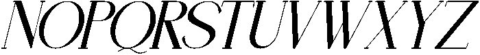 Velrasca Italic otf (400) Font UPPERCASE