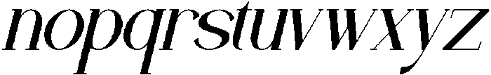 Velrasca Italic otf (400) Font LOWERCASE