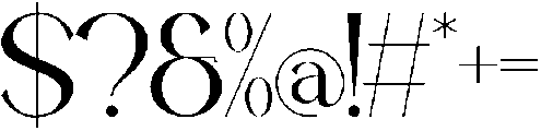 Velrasca otf (400) Font OTHER CHARS