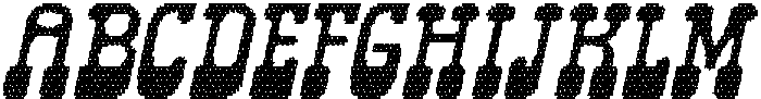 Velton Disco Italic otf (400) Font UPPERCASE