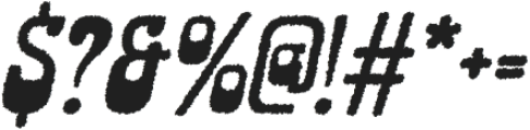 Velton Rough Italic otf (400) Font OTHER CHARS