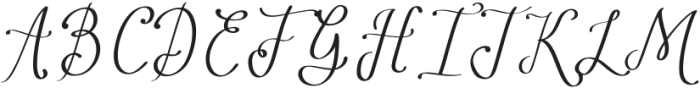 Velvet Charm Regular otf (400) Font UPPERCASE